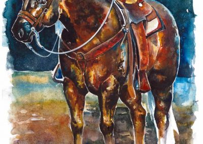 Horse painting art